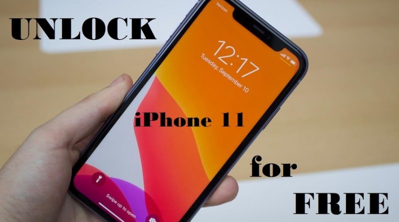 how to unlock iPhone 11 free